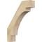 Ekena Millwork 6"W x 24"D x 32"H Merced Rough Sawn Knee Brace, Douglas Fir BRC06X24X32MRC00RDF - alternate 1